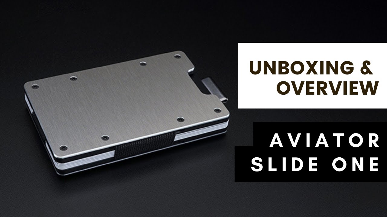 Video thumbnail for Aviator Slide One Wallet [Unboxing & Overview]