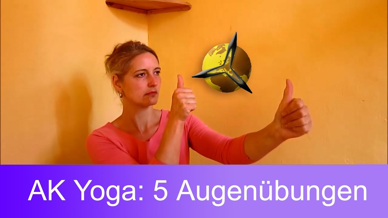 'Video thumbnail for AK Yoga: 5 Augenübungen zum Mitmachen - 1. Reihe'