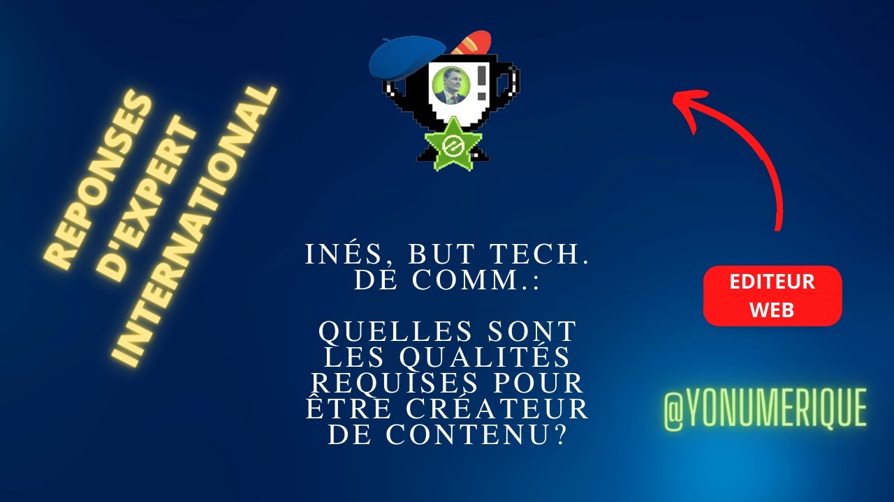 'Video thumbnail for Quelles sont les qualités requises pour être créateur de contenu?'