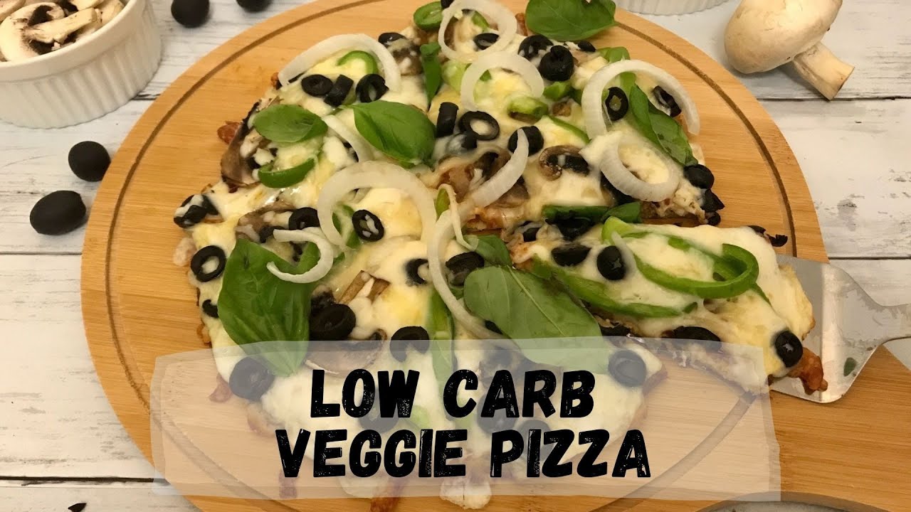 Video thumbnail for Low Carb Veggie Pizza | Gluten Free Pizza | Happy Tummy Recipes