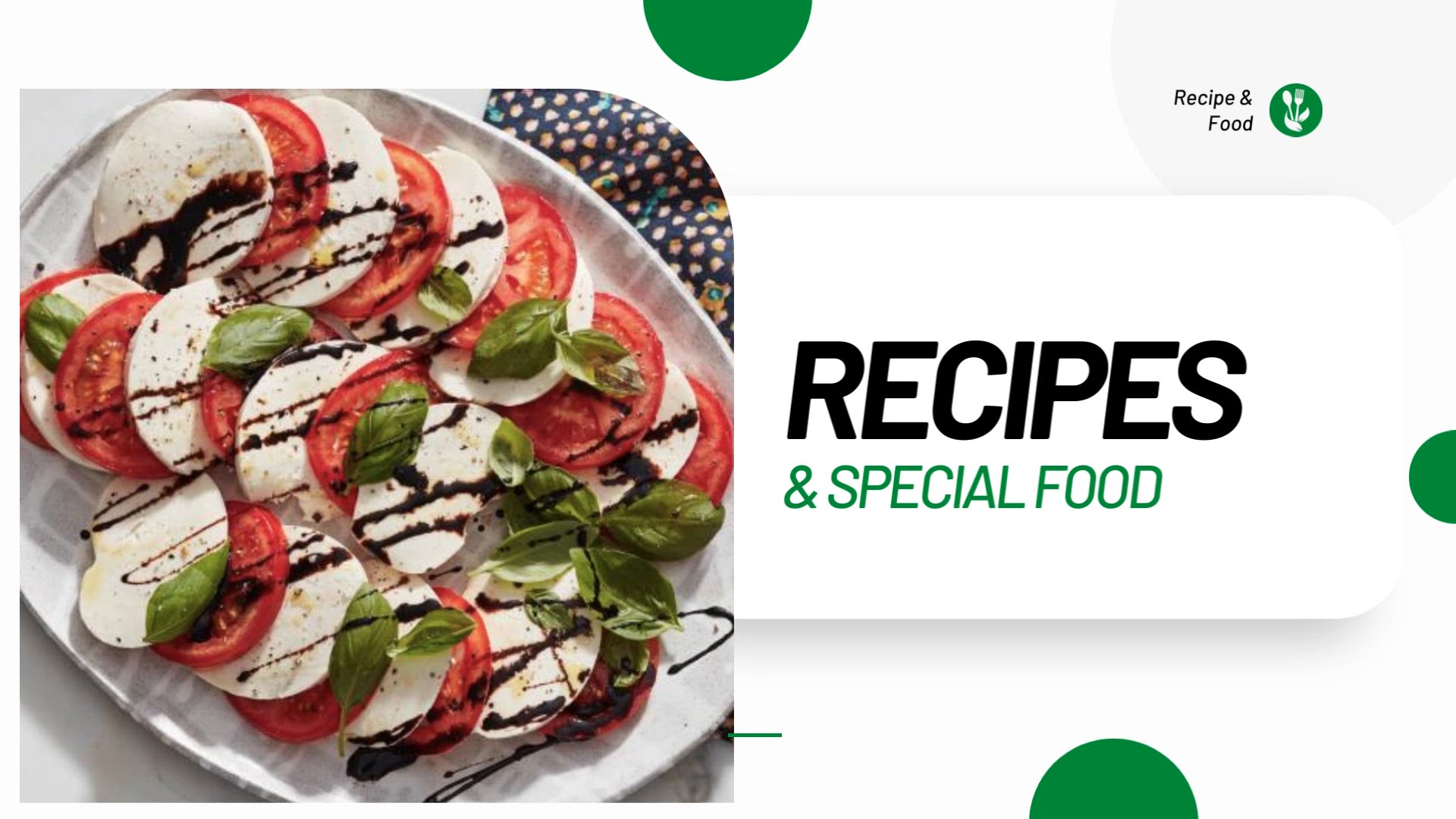 'Video thumbnail for Healthy Caprese salad with fresh basil and balsamic vinegar Recipe'