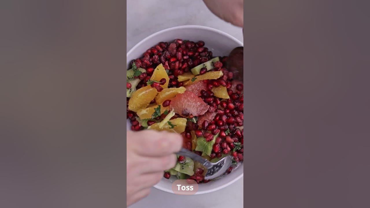 Video thumbnail for How to Make Winter Fruit Salad  👉 The Easiest and Healthiest Recipe!😍