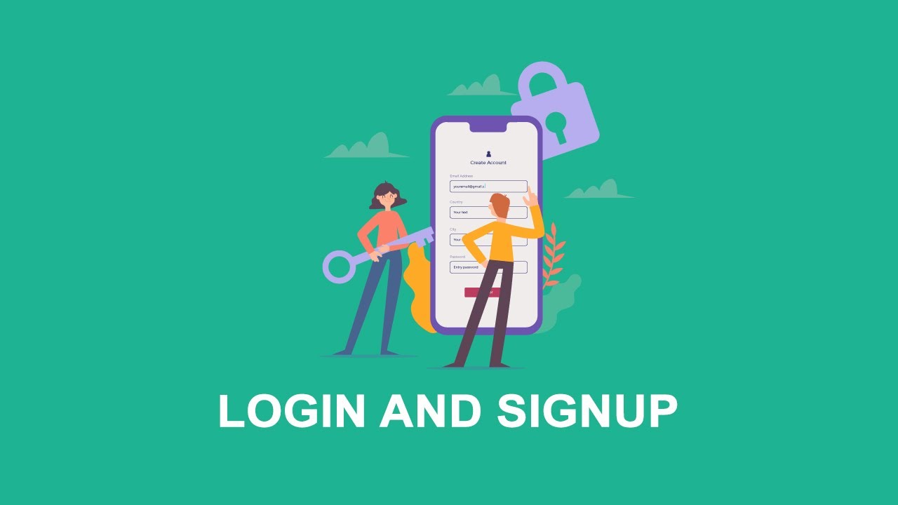 Video thumbnail for Login and signup example using php