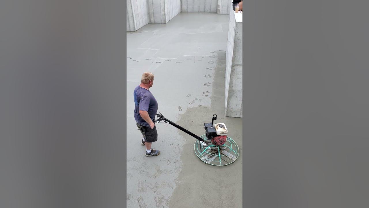 'Video thumbnail for When to start power troweling'