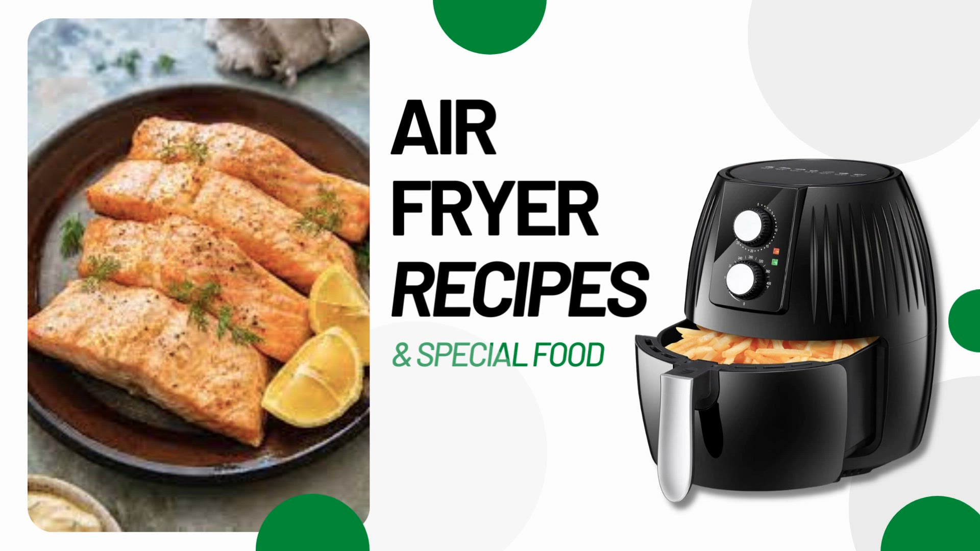 'Video thumbnail for Air Fryer Recipe - Lemon Dill Salmon'