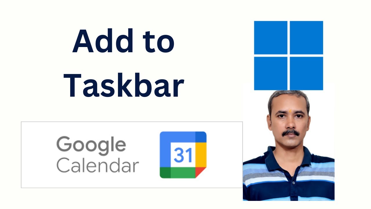 'Video thumbnail for How to Pin or Add Google Calendar to Windows 11 Taskbar?'