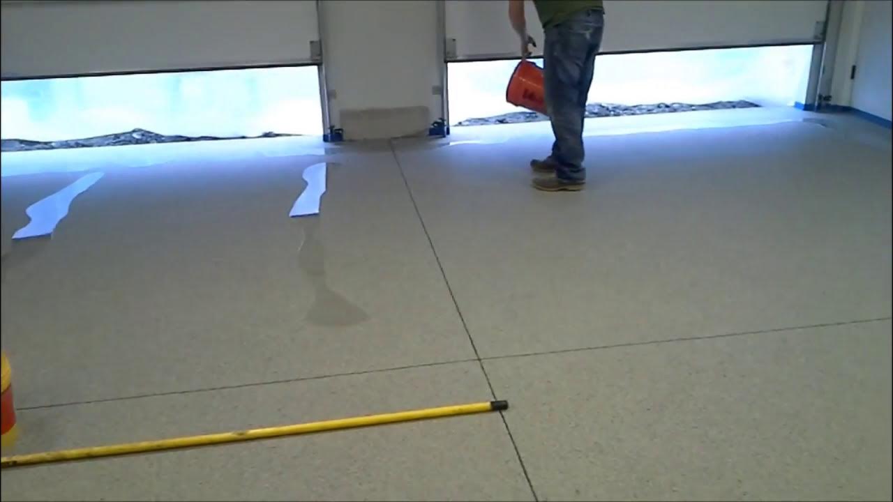 'Video thumbnail for How To Install An Epoxy Flake Garage Floor Coating (Start to Finish)'
