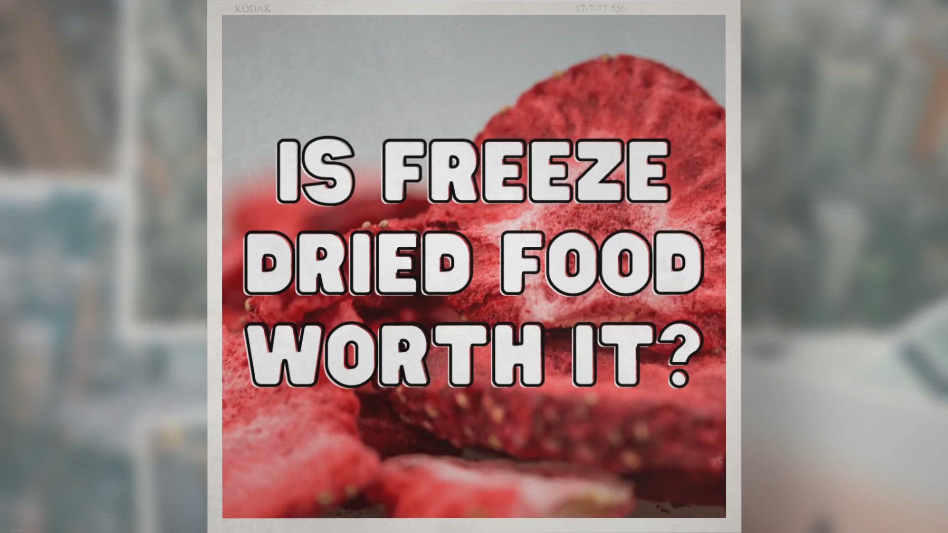 Video thumbnail for Is It Worth Buying Freeze Dried Food? Pros and Cons