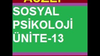 'Video thumbnail for Sosyal Psikoloji Ünite 13 Final Soruları – Öğrenme Yönetim Sistemi   Google Chrome 2020 01 04 22 34'