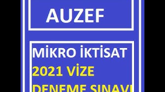 'Video thumbnail for Mikro İktisat Vize Soruları'