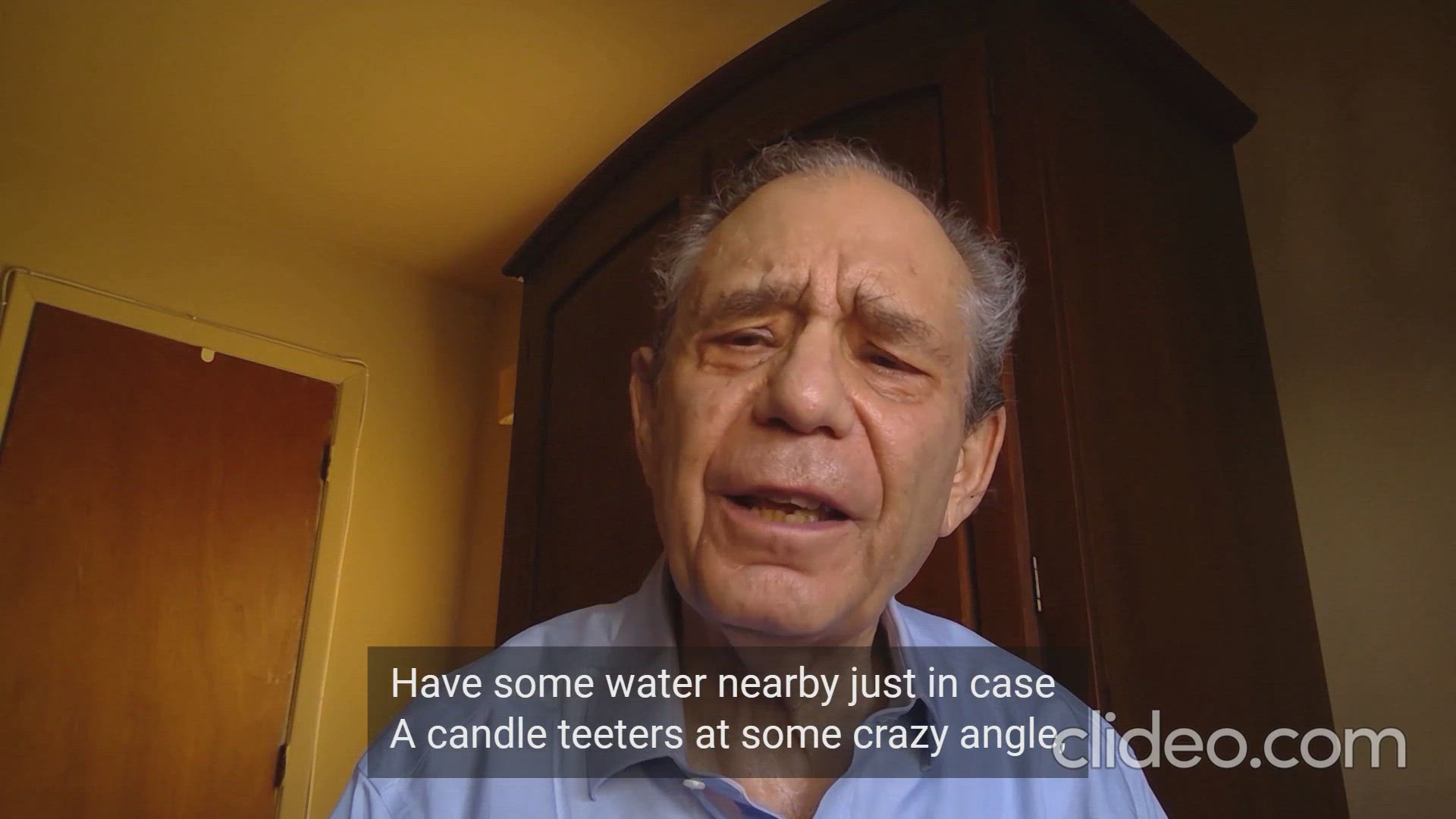 Video thumbnail for Careful When You Light the Chanukah Candles