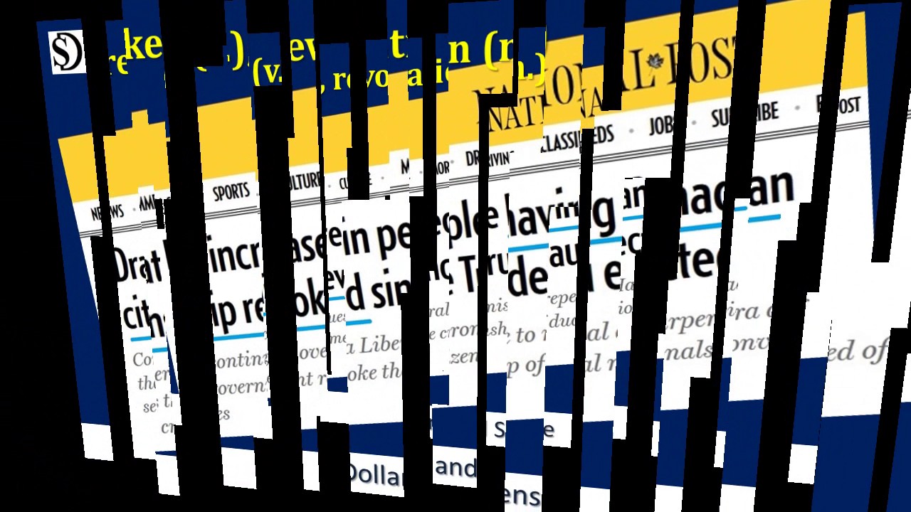 Video thumbnail for Word Wonder: tước quốc tịch