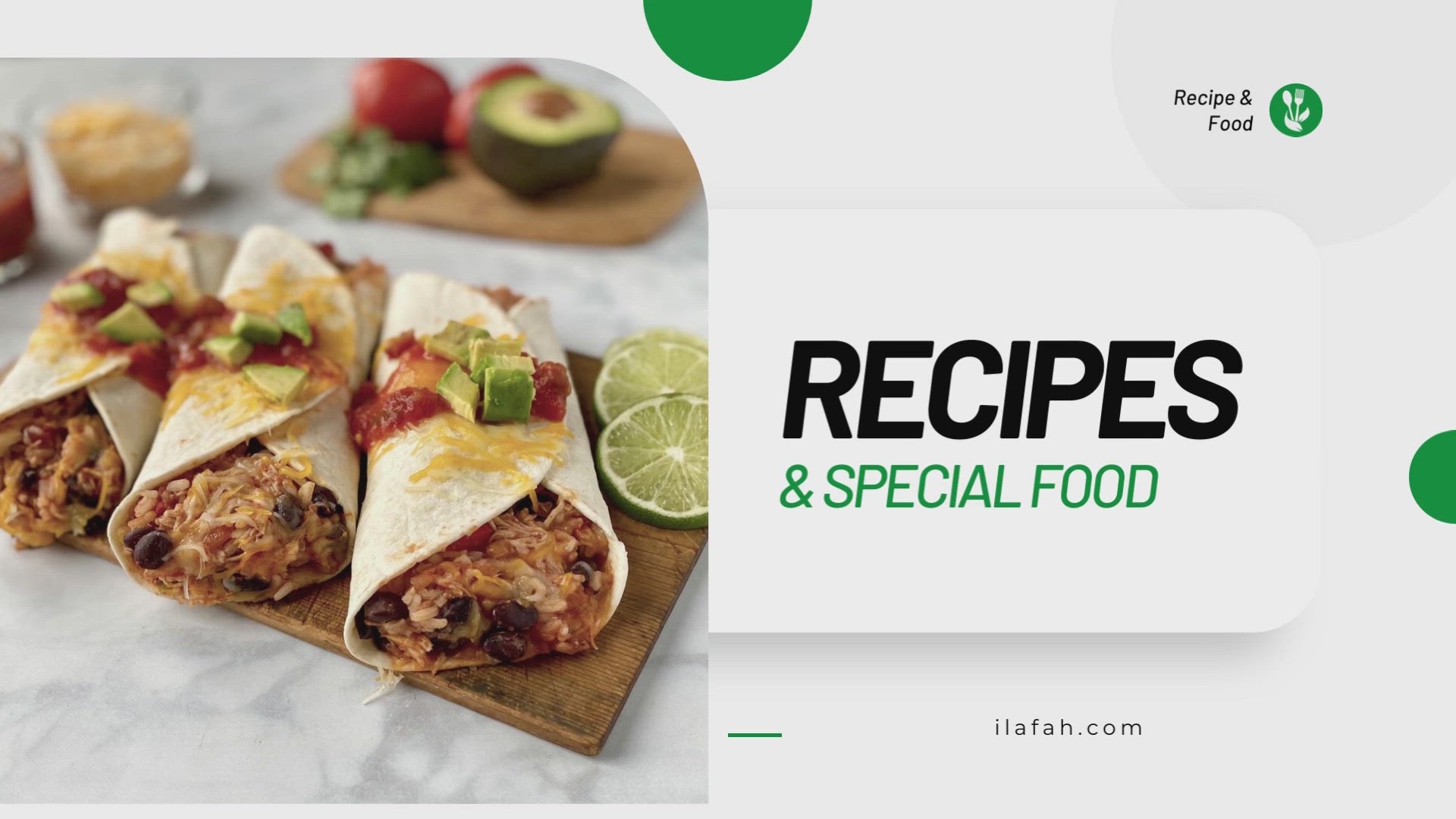 'Video thumbnail for Healthy Chicken Burritos Recipes'