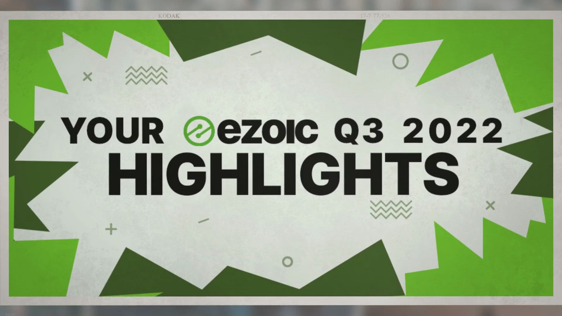 'Video thumbnail for Ezoic Highlights Q3 2022 : 1,2 million de visites sous un ciel dégagé !'