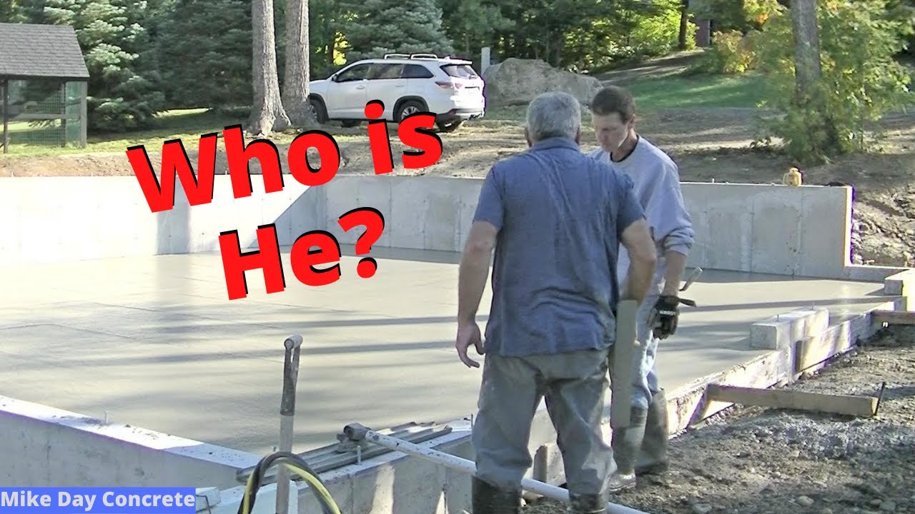 'Video thumbnail for The Man Who Helped Me Start My Concrete Business (Pouring and Finishing Concrete for a Garage)'