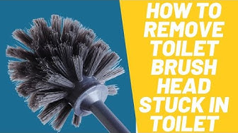 'Video thumbnail for How To Remove Toilet Brush Head Stuck In Toilet?'