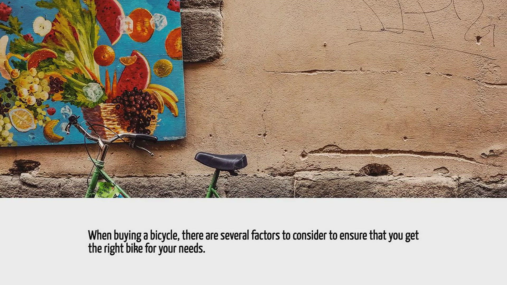 Video thumbnail for How To Buy A Bicycle