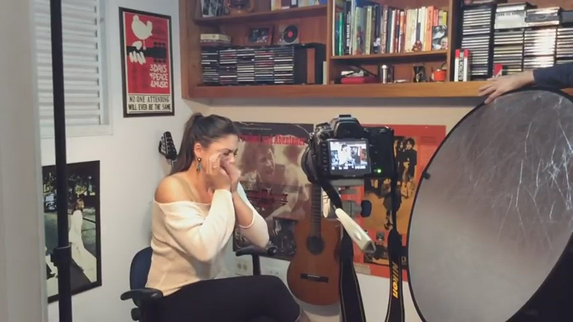 Video thumbnail for Indiara Sfair - Harmonica  Gaita -  Palhinha do Making of ;)