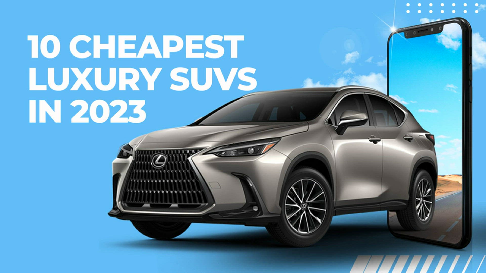 'Video thumbnail for 12 Cheapest Luxury SUVs in 2023'