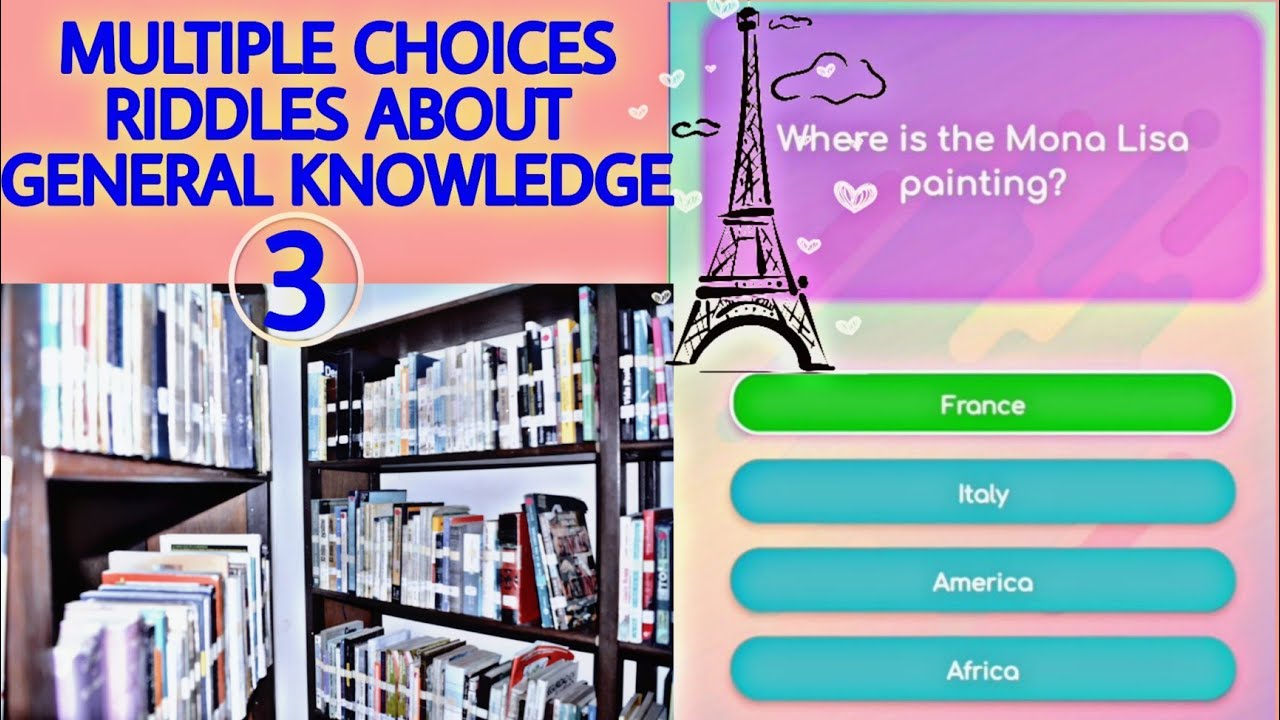 'Video thumbnail for Synthesis of Multiple choice Riddles about General knowledge #3 | Vu Giang Channel'