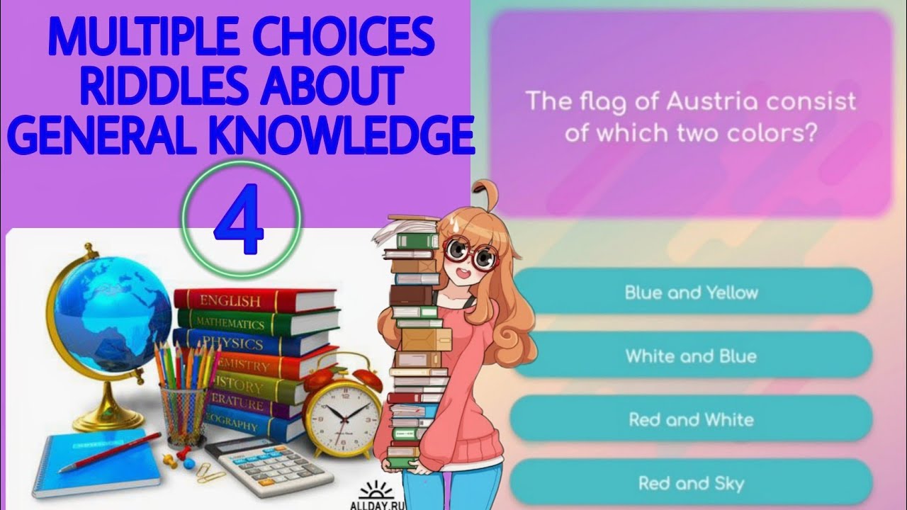 'Video thumbnail for Synthesis of Multiple choice Riddles about General knowledge #4 | Vu Giang Channel'