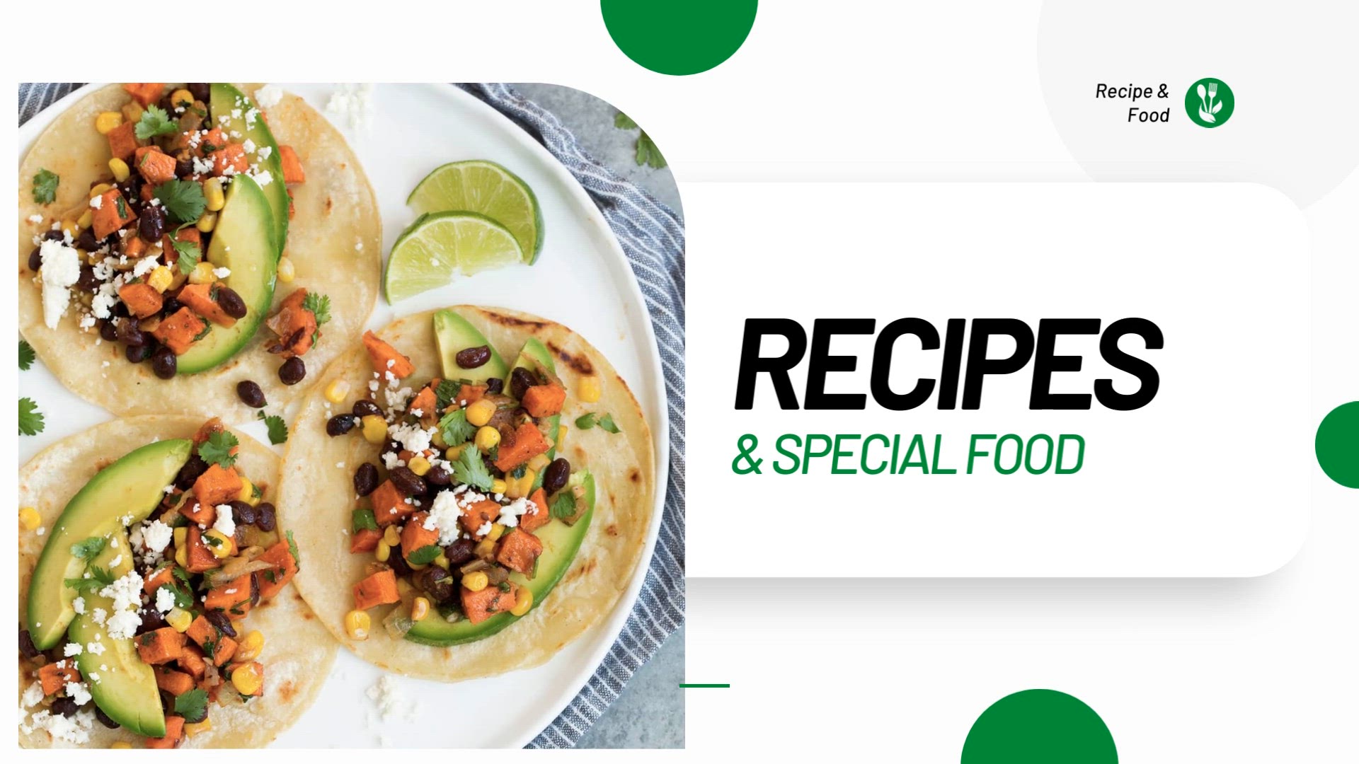 'Video thumbnail for Healthy Recipe - Baked sweet potato and black bean tacos with salsa'