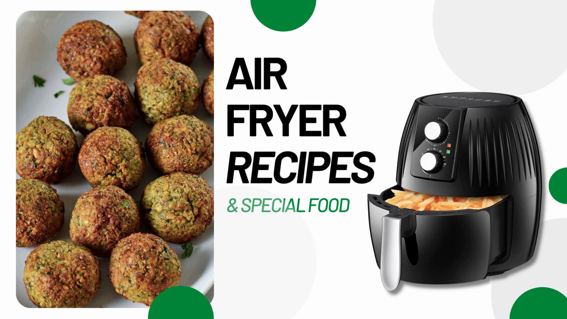 'Video thumbnail for Air Fryer Recipe - Falafel'
