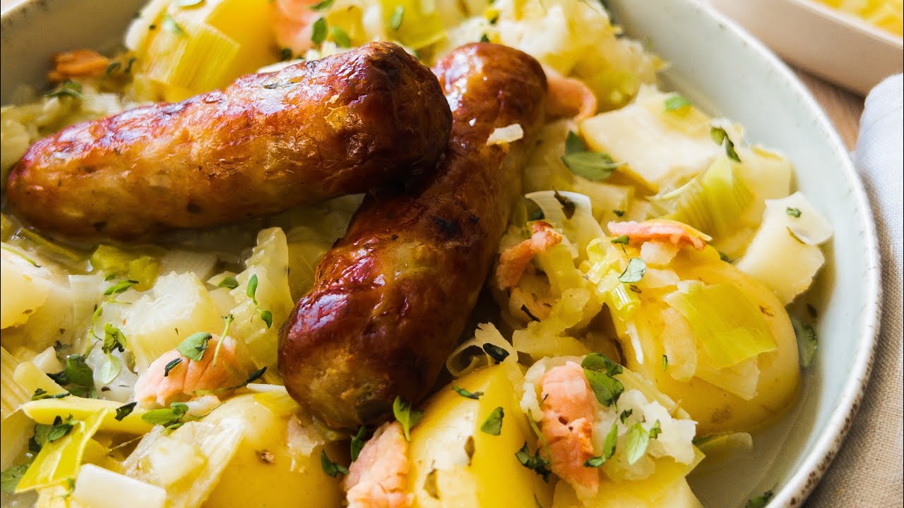 'Video thumbnail for Sausage & Apple Stew'
