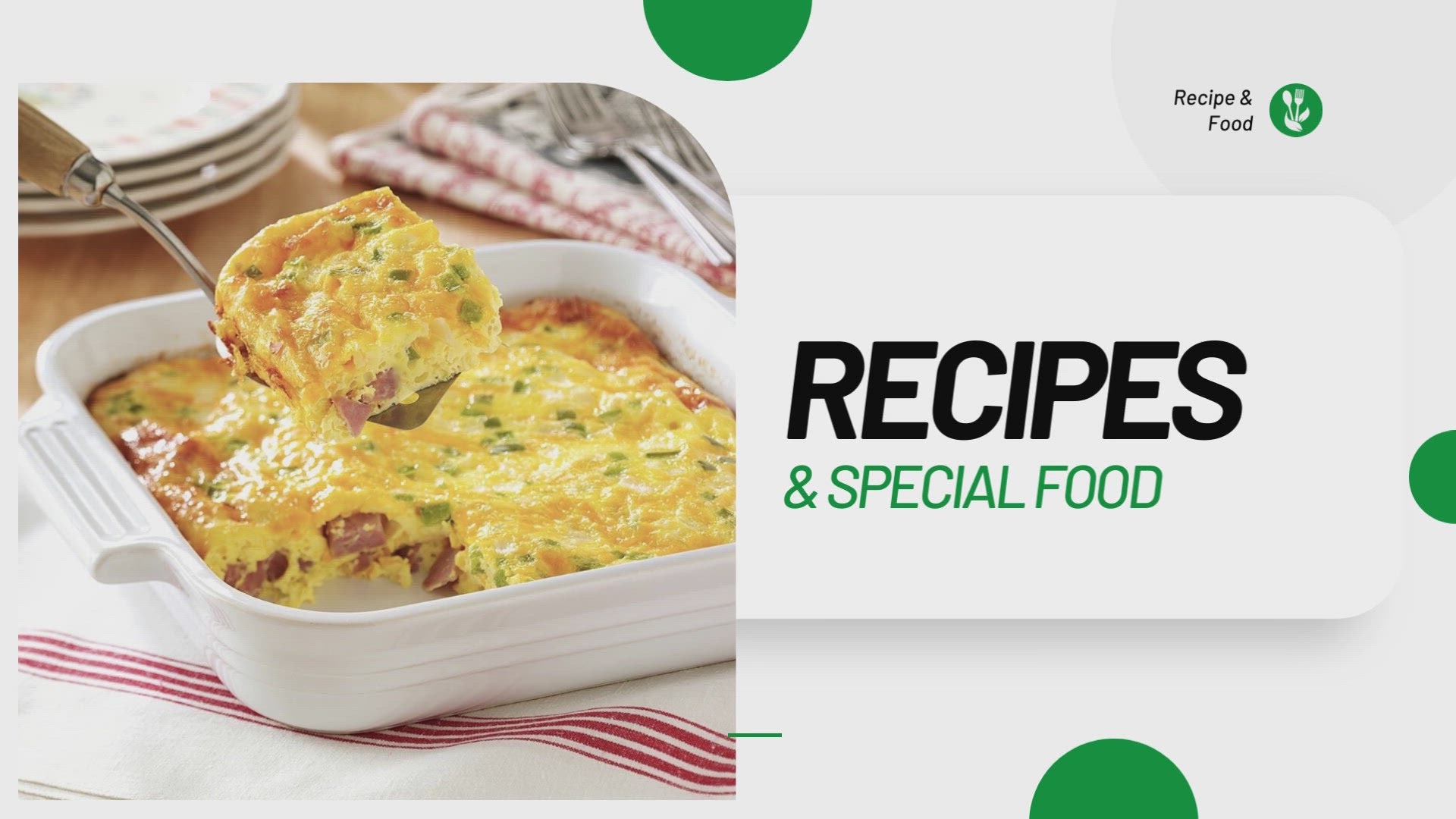 'Video thumbnail for Easy Cheddar-Ham Oven Omelet Recipes'