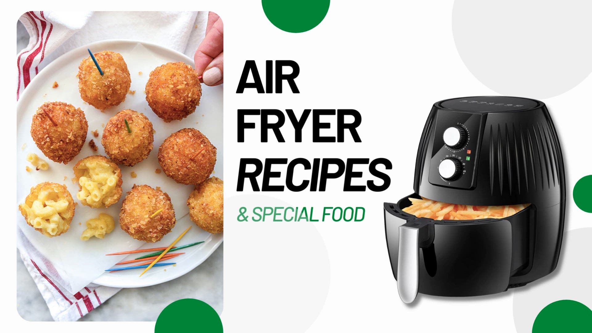 'Video thumbnail for Summer Air Fryer Recipes - Mac and Cheese Balls'