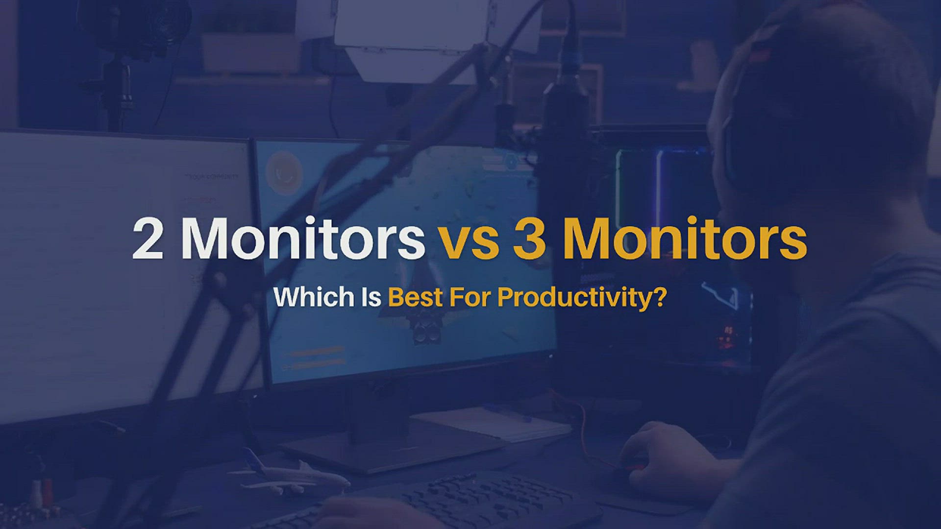 Video thumbnail for 2 vs 3 Monitors: Which Is Best For Productivity?
