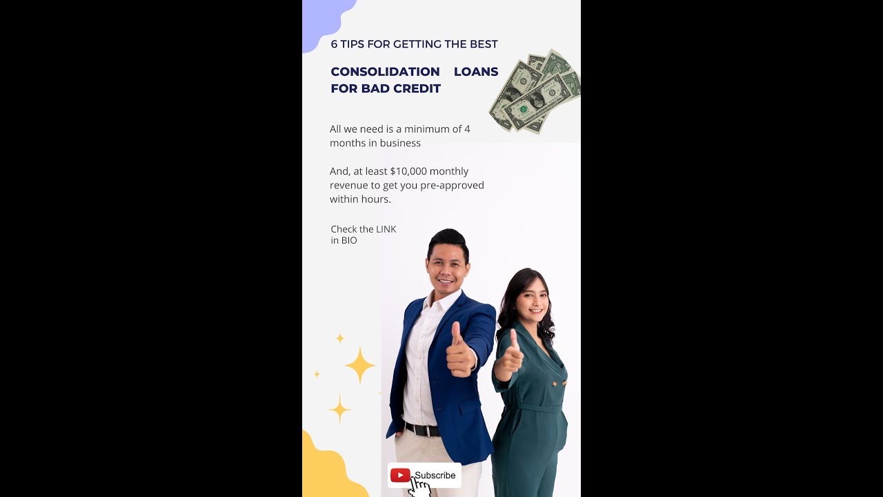 'Video thumbnail for Consolidation Loans 💰💸 For Bad Credit #consolidation'