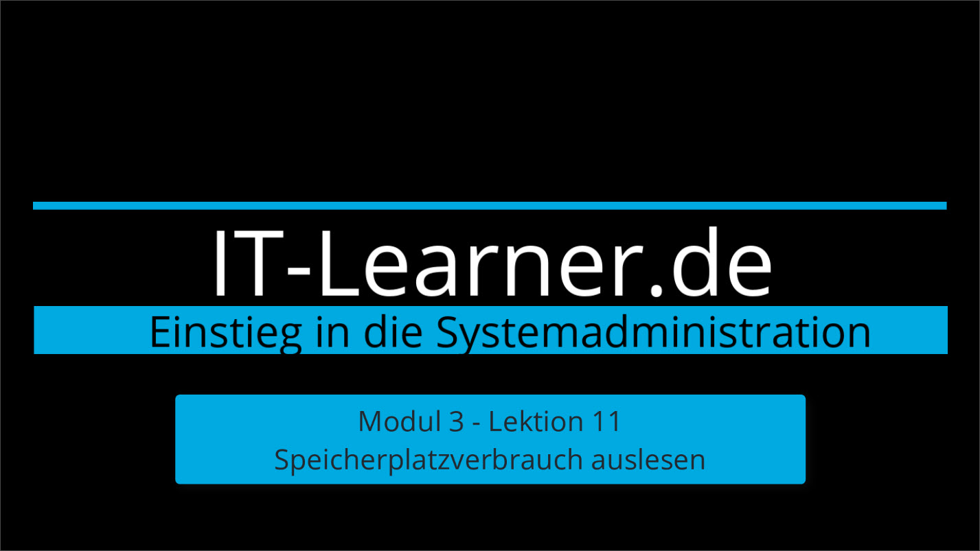 Video thumbnail for How To - Speicherplatzverbrauch per PowerShell berechnen