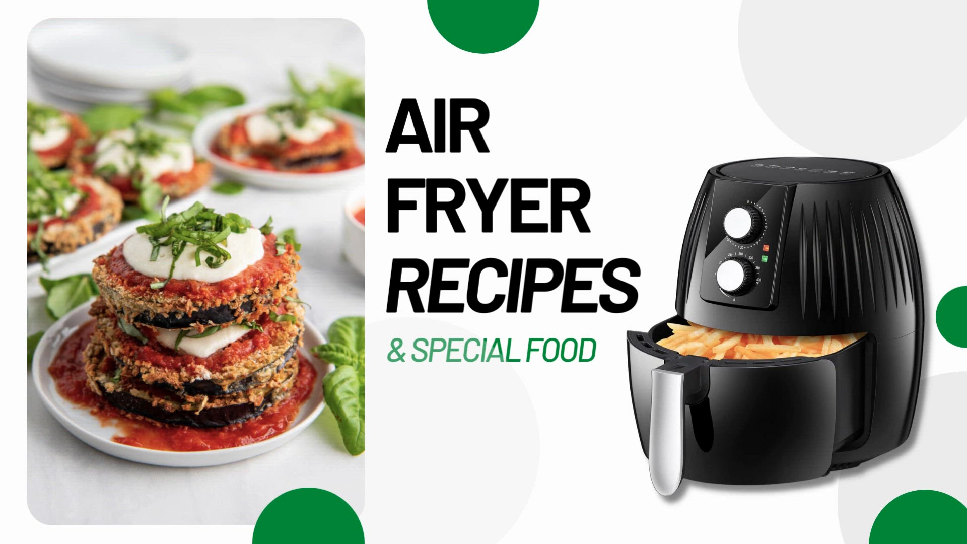 'Video thumbnail for Air Fryer Recipe - Eggplant Parmesan'