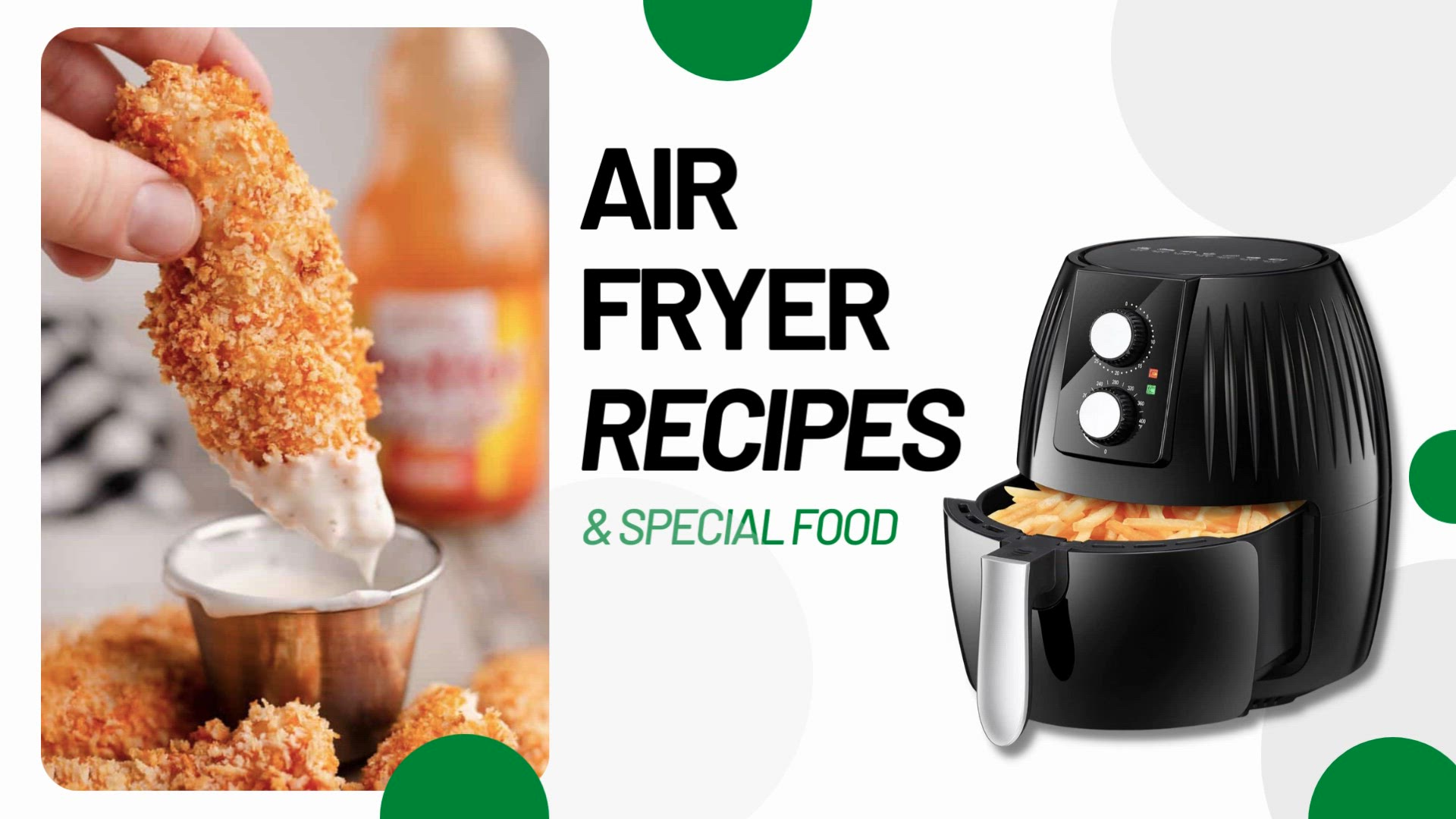 'Video thumbnail for Air Fryer Recipe - Spicy Chicken Tenders'