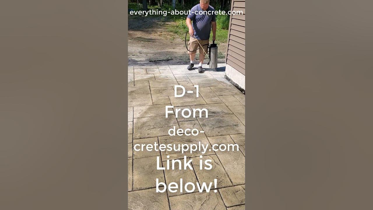 'Video thumbnail for What To Use To Seal Stamped Concrete #Shorts'