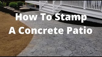 'Video thumbnail for How To Stamp A Curved Concrete Patio (Plus! A Better Way To Give Free Estimates)'