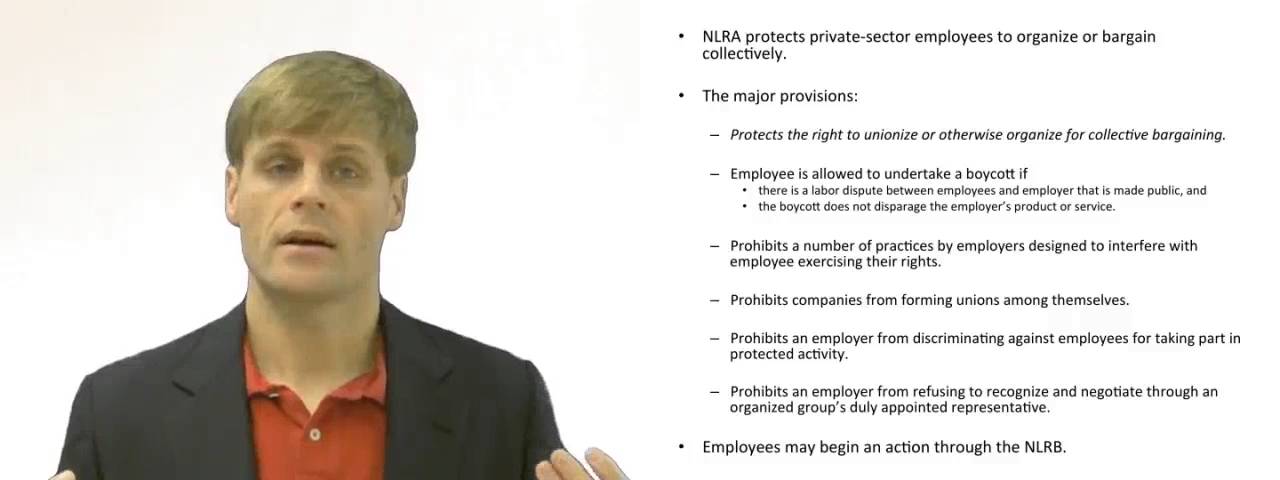 'Video thumbnail for National Labor Relations Act of 1935'