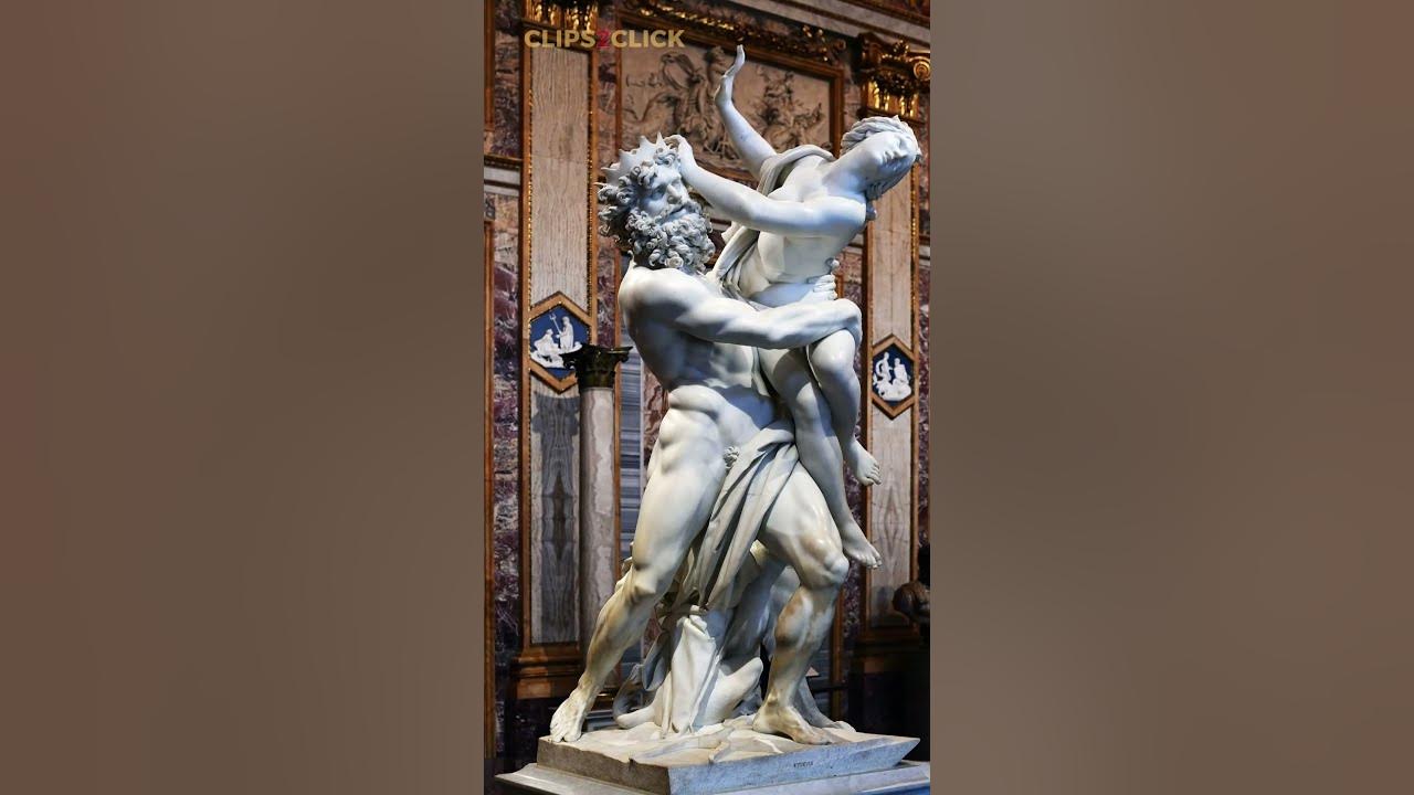 'Video thumbnail for The Most Sensational Sculpture: The Rape of Proserpina #shorts #history #art #italy'