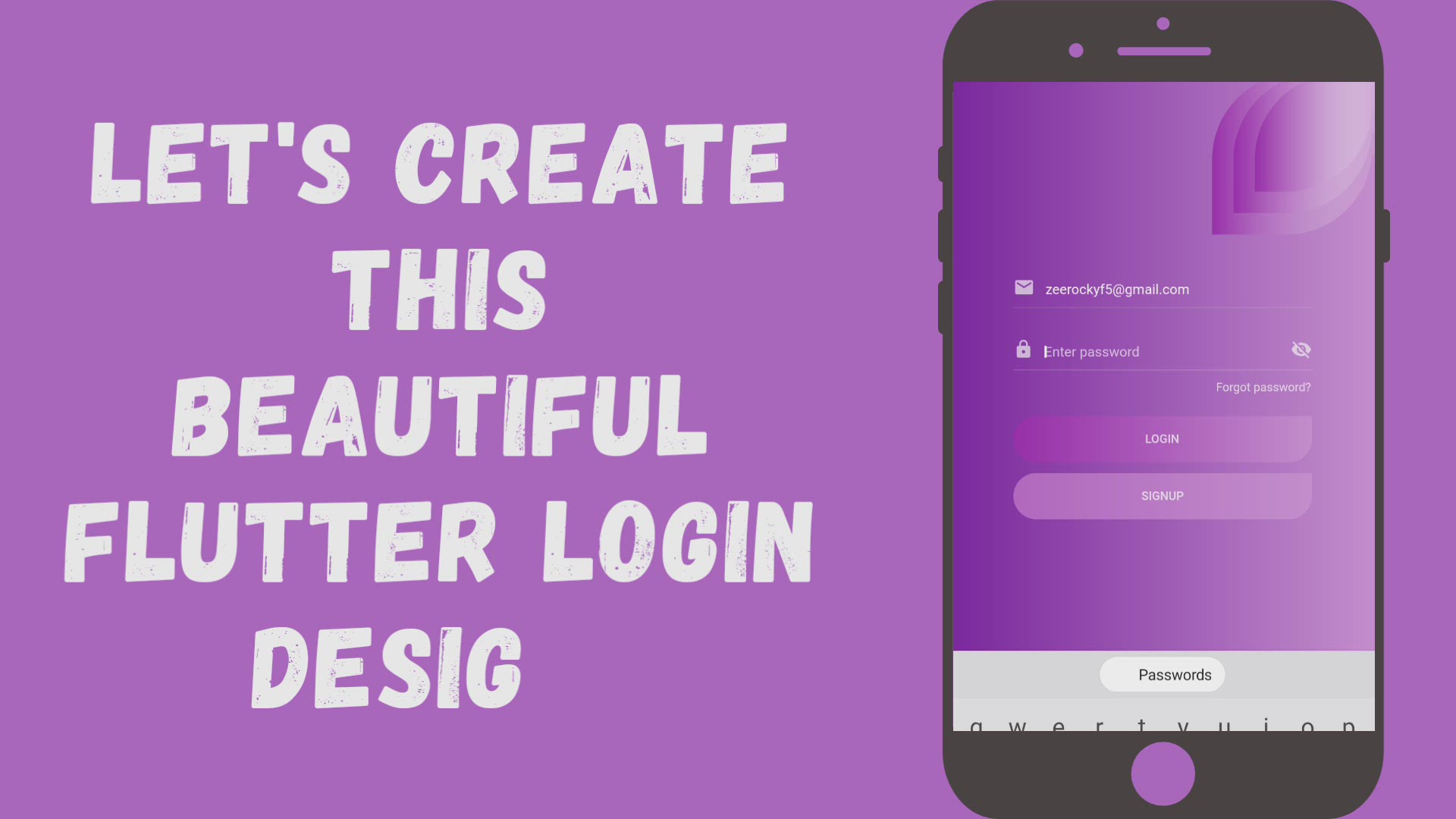 'Video thumbnail for How To Design Beautiful Flutter Login Form Template'