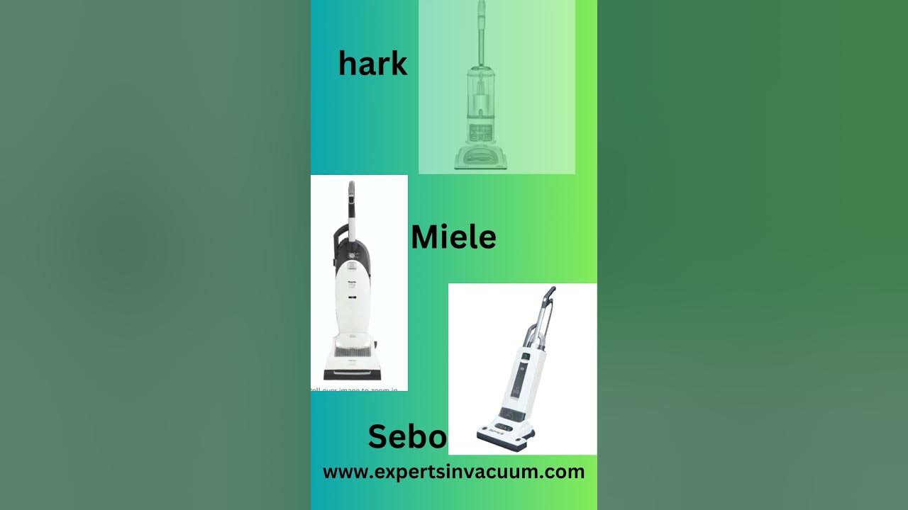 'Video thumbnail for Shark vs Miele vs Sebo Vacuums Comparison'