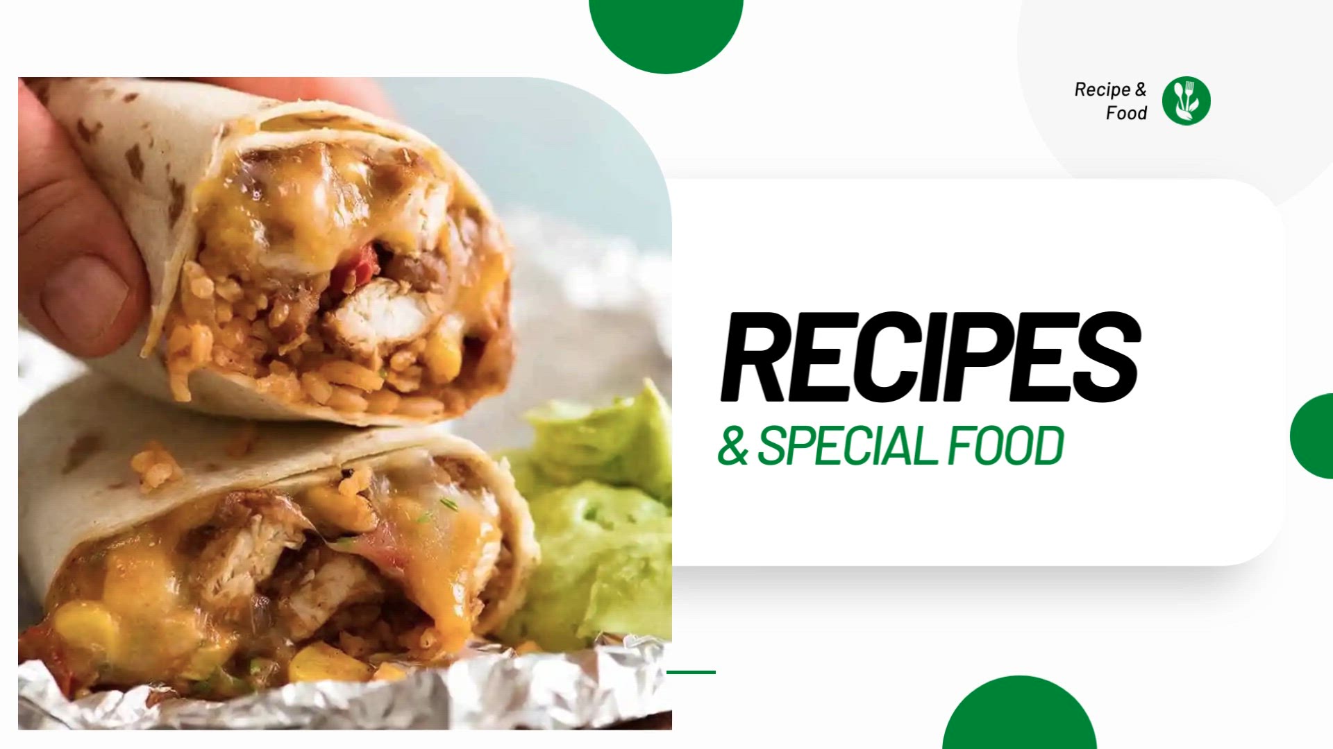 'Video thumbnail for Burrito Recipe'