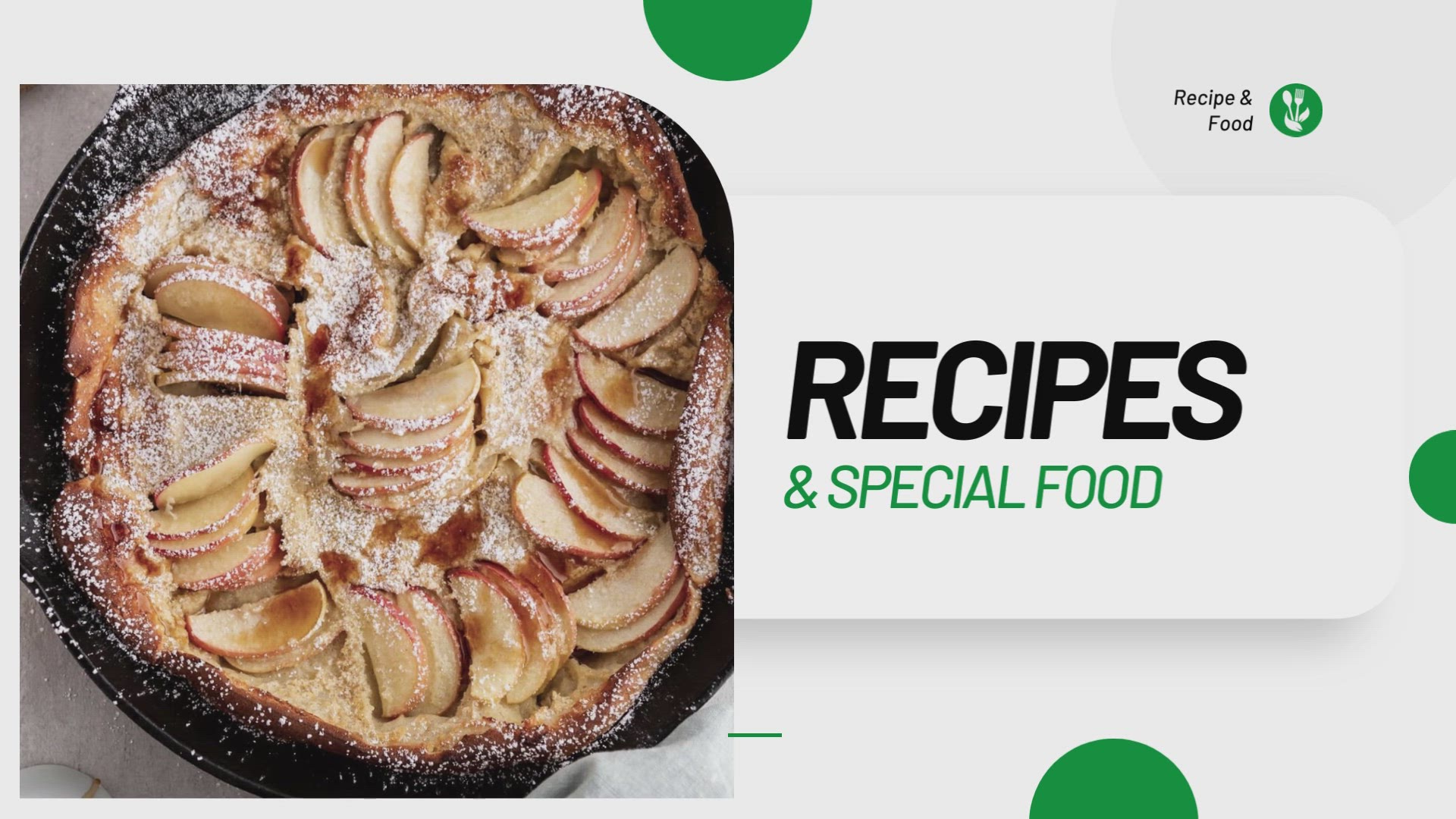 'Video thumbnail for German Apple Pancake Recipe'
