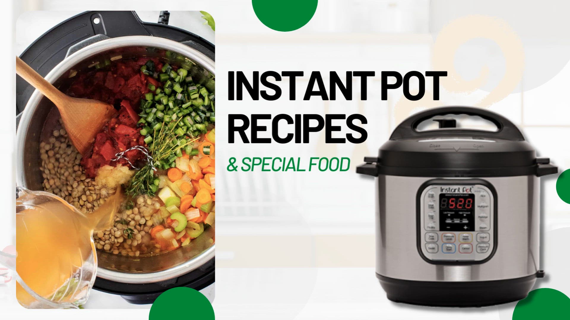 'Video thumbnail for Instant Pot Recipe  Lentil Soup'