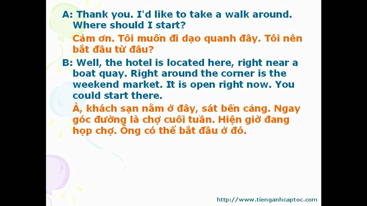 Video thumbnail for English For Tourists Unit 08 Dialogue 003