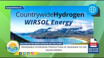 'Video thumbnail for Renewable hydrogen production in Tasmania to use solar energy'