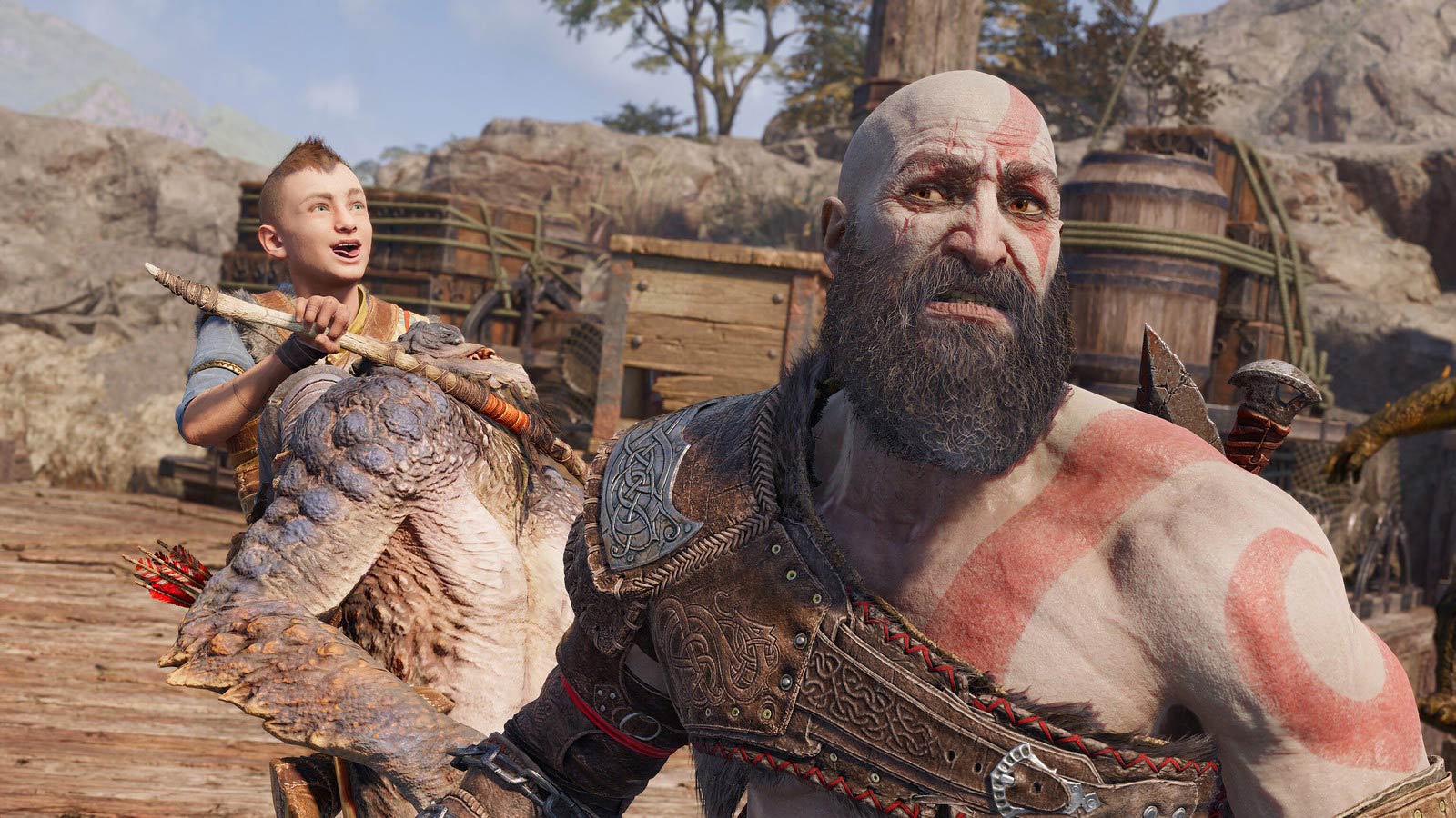 'Video thumbnail for God of War Ragnarok Photo Mode now available to download'