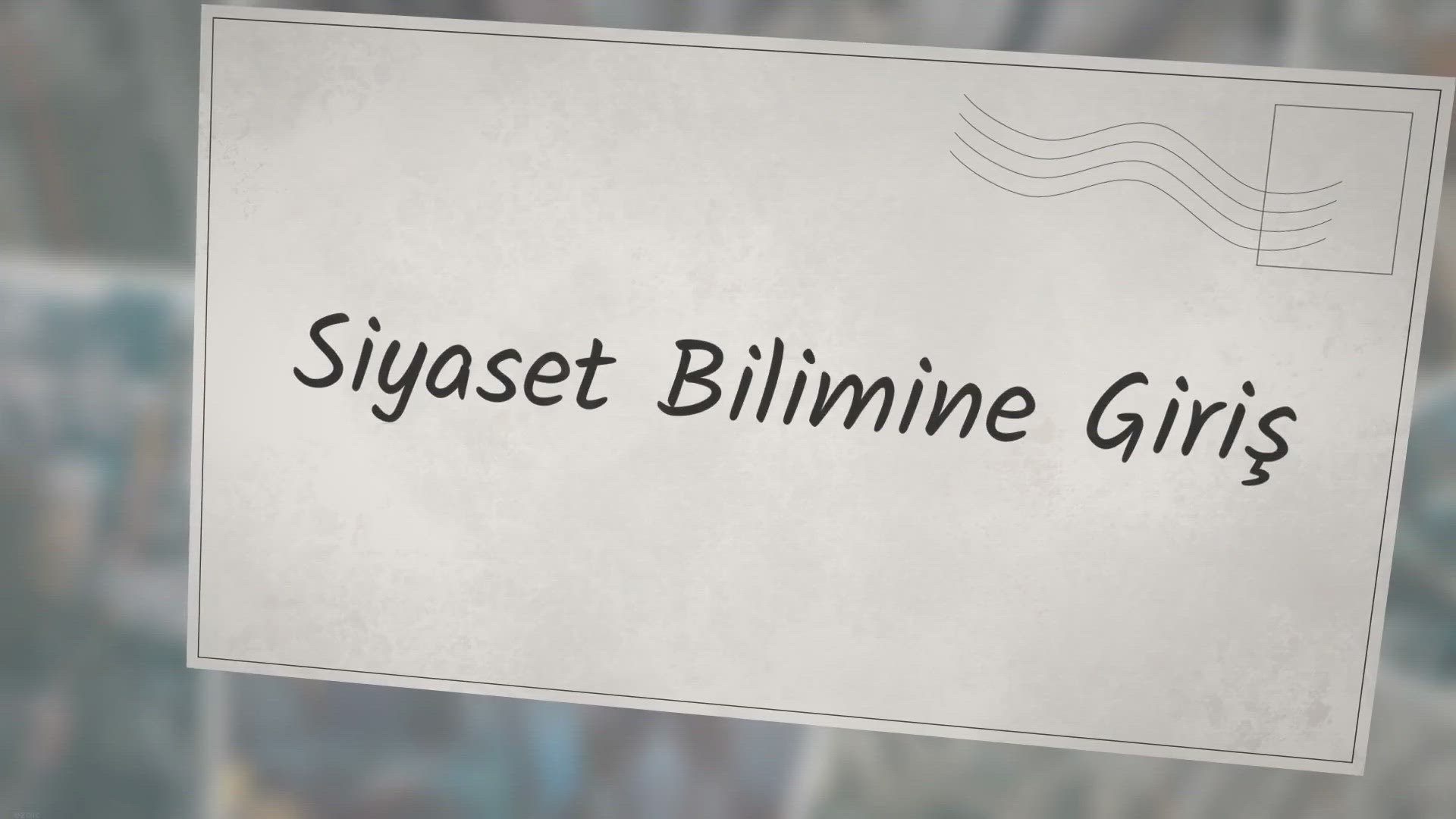 'Video thumbnail for Siyaset Bilimine Giriş 2020 Vize Soruları'