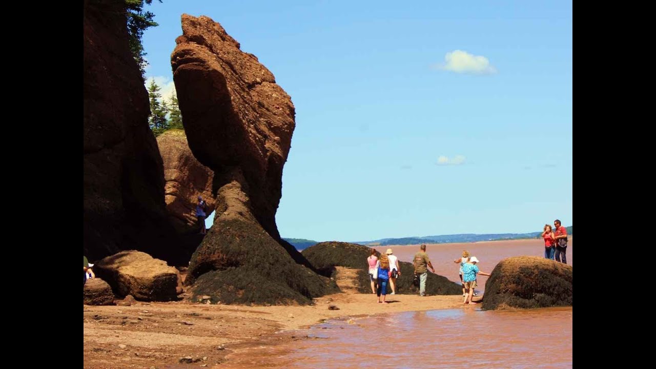 'Video thumbnail for Hopewell Rocks in New Brunswick'