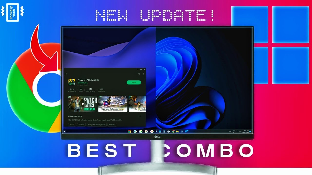 Video thumbnail for INSTALLING Chrome OS with Windows in DUAL BOOT, Android OS with Google Play Store !